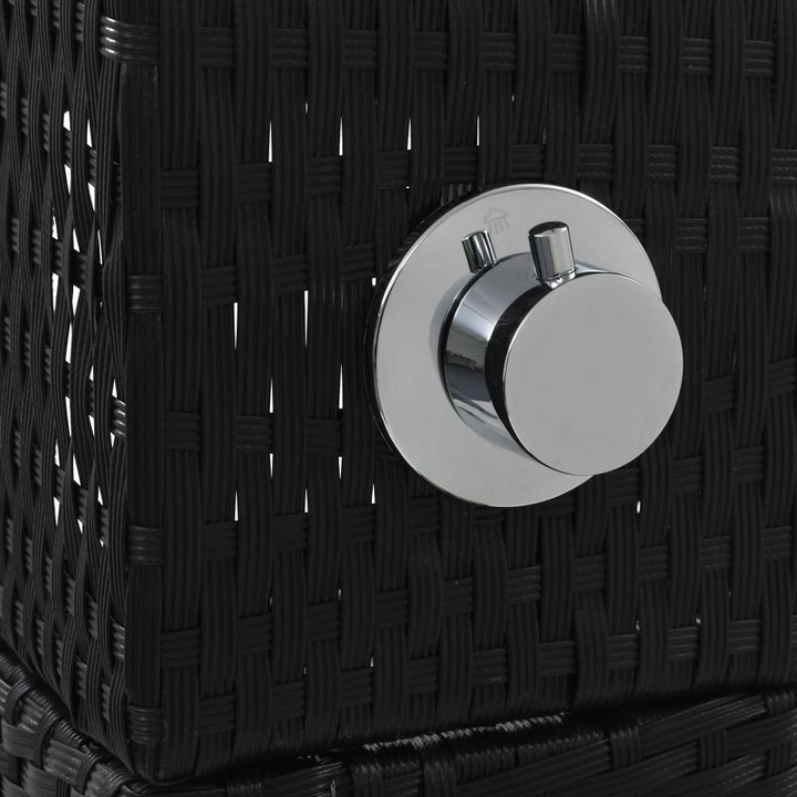 Produktbild VidaXL Gartendusche Poly Rattan, WPC