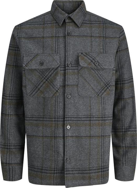 Actual product image Jack & Jones Jprrayle Melange Check L/S Overshirt Sn (L)