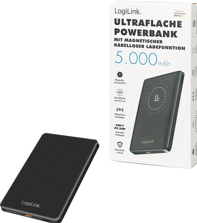 Produktbild LogiLink PA0352 (5000 mAh, 20 W, 18.50 Wh)