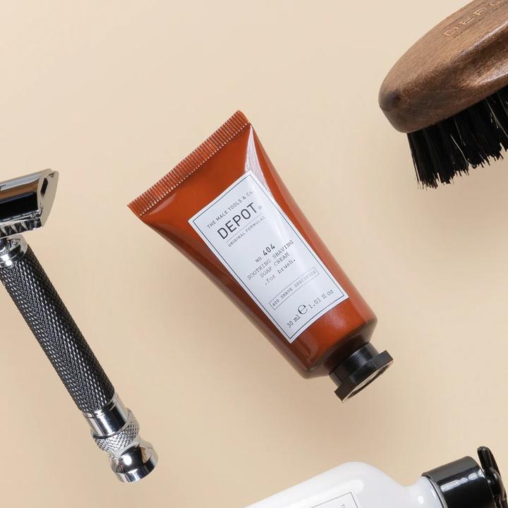 Produktbild Depot 404 Soothing Shaving Soap Cream for Brush 30 (30 ml, Rasiercreme, Rasierschaum, Rasierseife)