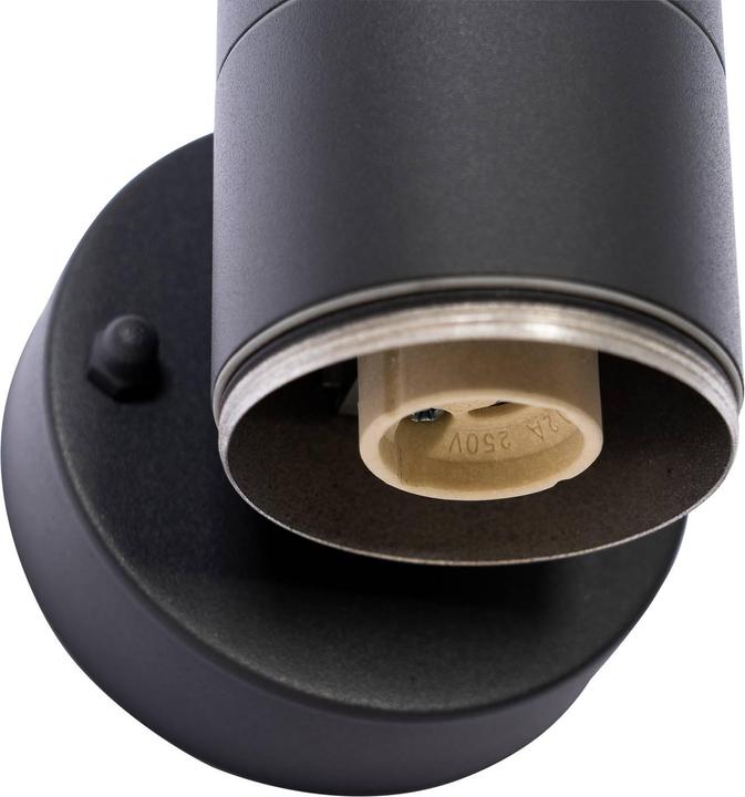 Immagine prodotto Prios Lampada da parete per esterno Tulimar, a due luci (GU10, IP44)