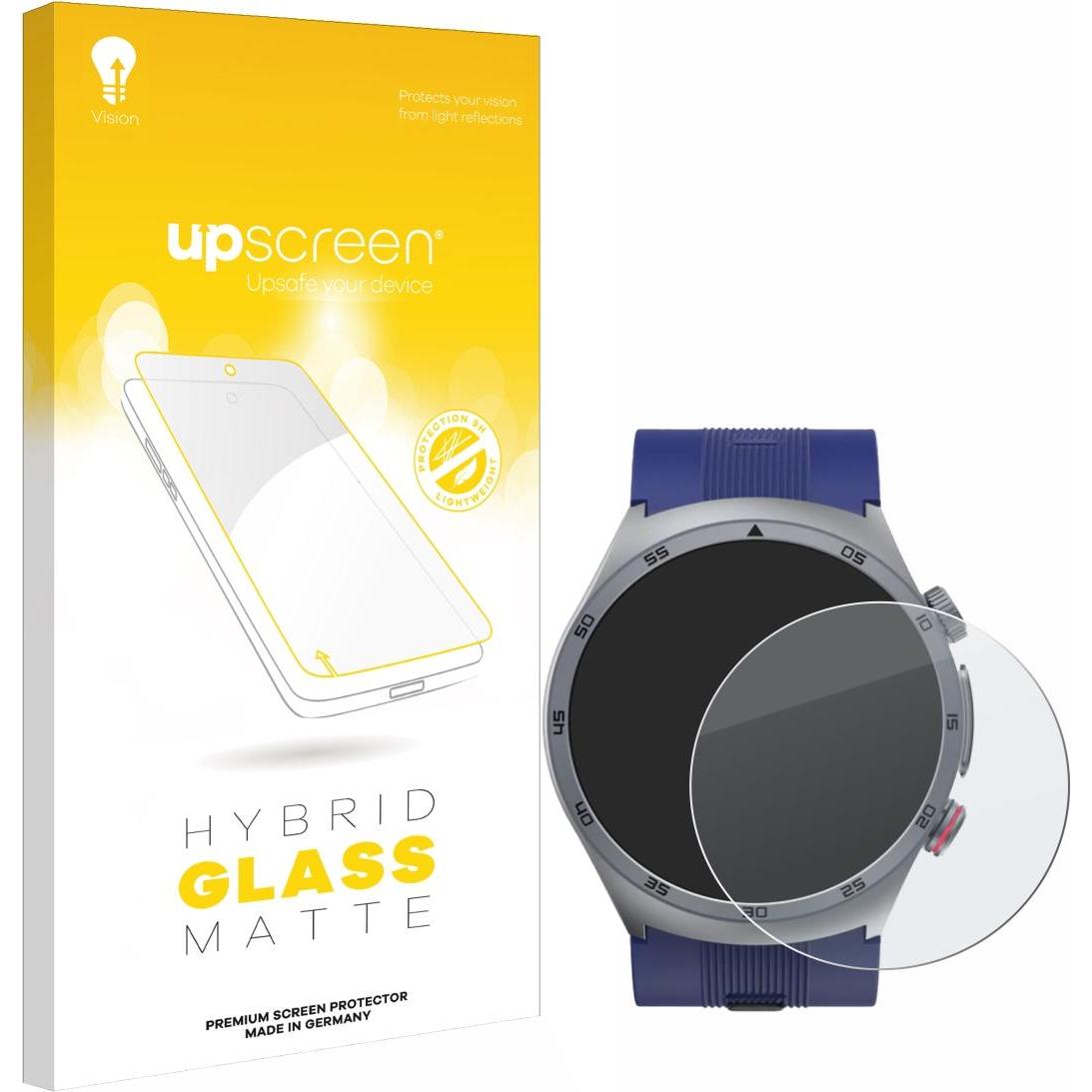 upscreen Schutzglas Schutzfolie Displayschutz Display Schutz Glas Folie matt, Smartwatch Schutzfolie, Grau