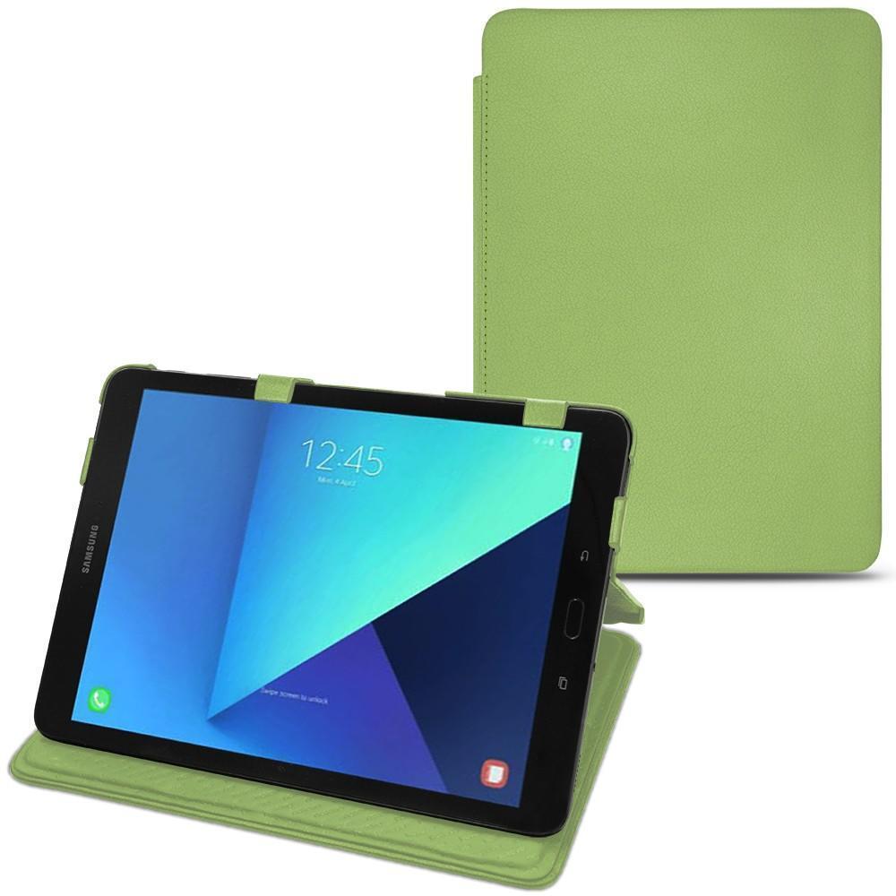 Noreve Lederschutzhülle horizontal (Galaxy Tab S3 9.7 (2017)), Tablet Hülle, Grün