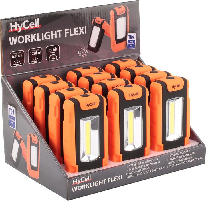 Image du produit HyCell Lampe de travail COB LED Flexi (128 lm)