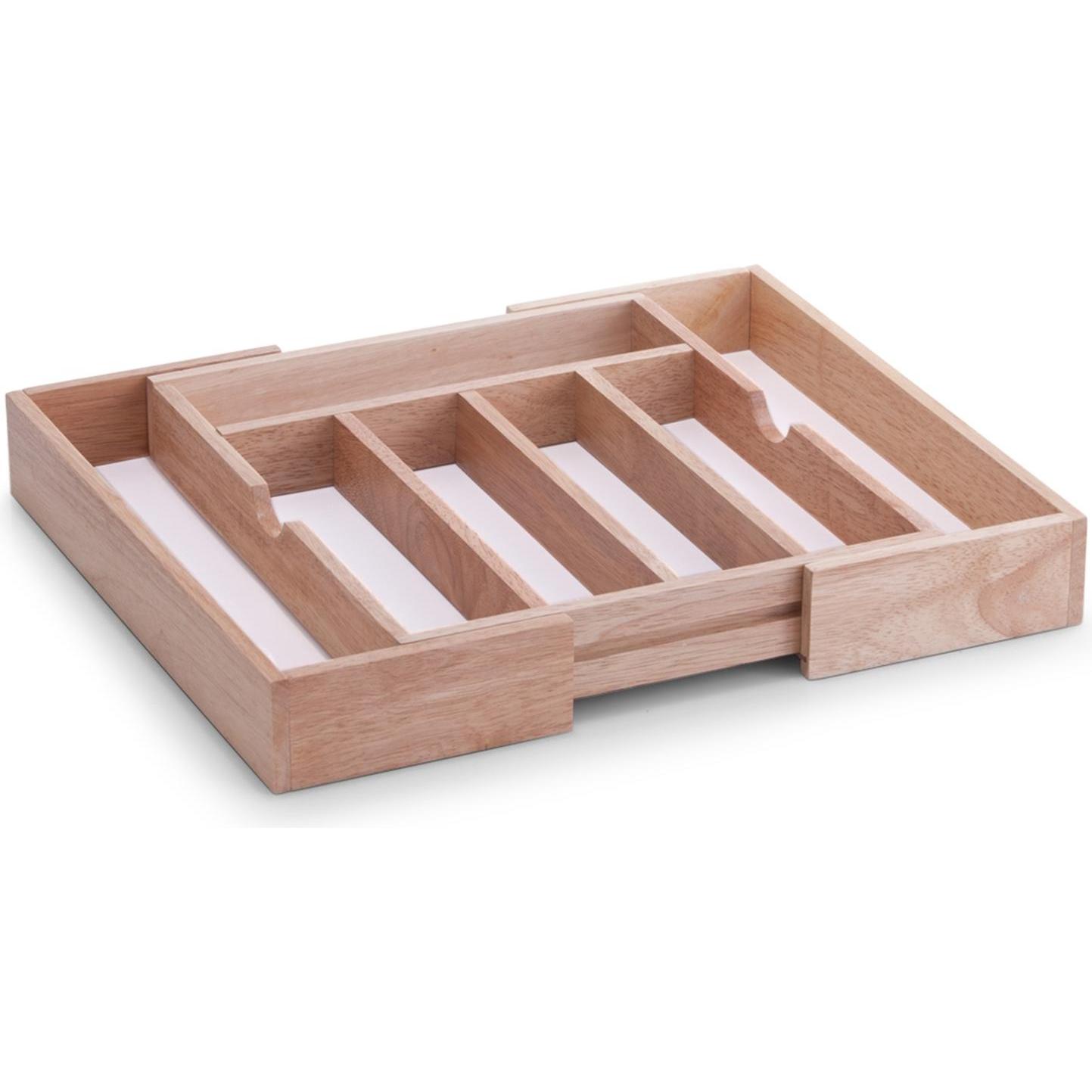 Zeller Present Besteckkasten, Besteckkasten, Braun