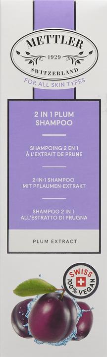 Immagine prodotto Mettler1929 Shampoo 2 in 1 con estratto di prugna (200 ml, Shampoo liquido)