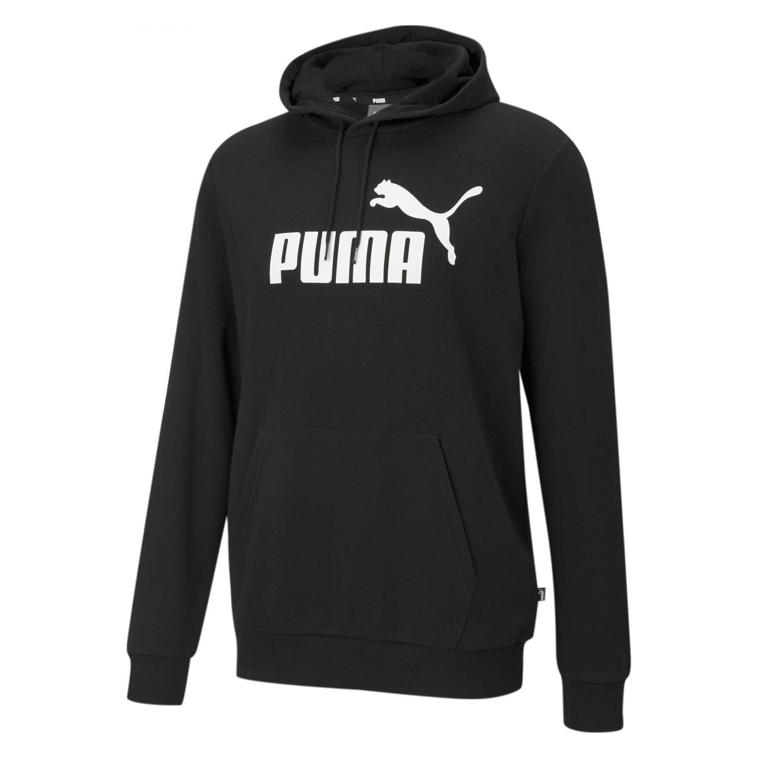 Puma, Herren, Pullover, Ess Big Logo Hoodie Tr, Blau, (Xxl)