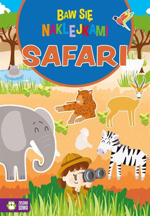 Zielona Sowa Viel Spass mit Aufklebern. Safari