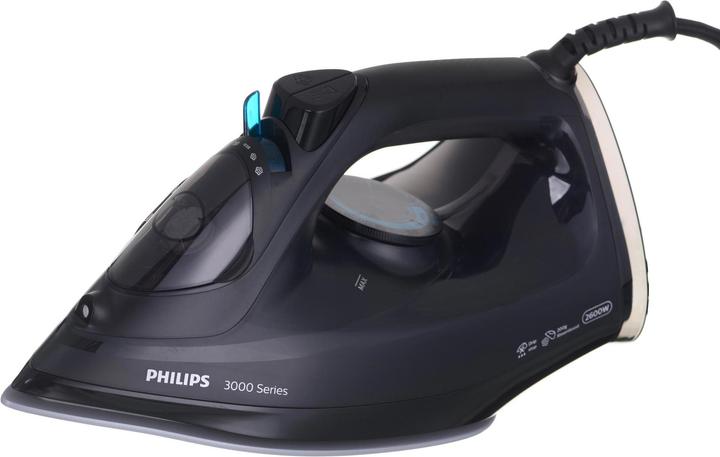 Image du produit Philips 3000 Series DST3041 / 80 Fer à vapeur Plaque céramique 2600 W Noir (2600 W, 200 g/min)