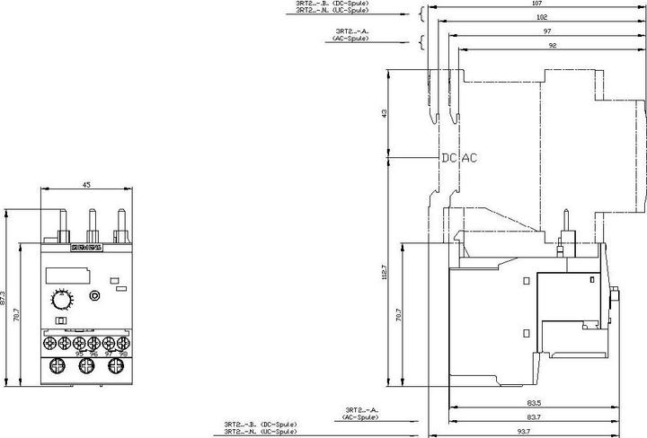 Produktbild Siemens Überlastrelais 0,32-1,25A