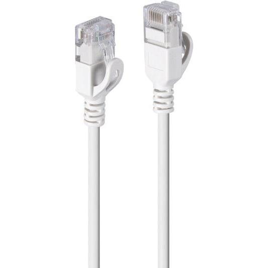 Lindy 0.3m Cat.6A U/UTP Ultra Slim Netzwerkkabel, grau RJ45-Stecker, 500MHz, Kupfer, 28AWG (U/UTP, CAT6a, 0.30 m), Netzw...