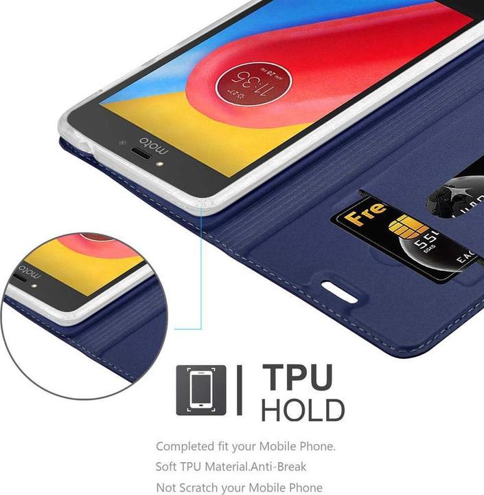 Produktbild Cadorabo Book Classy Style Cover (Motorola Moto C Plus)