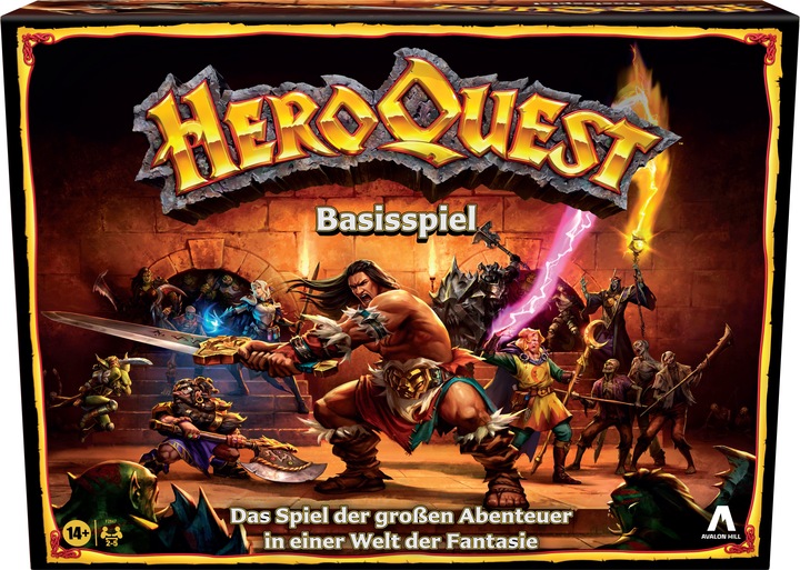 Actual product image Hasbro Gaming HASD0048 - HeroQuest - Brettspiel, für 2-5 Spieler, ab 14 Jahren (DE-Ausgabe) (German)