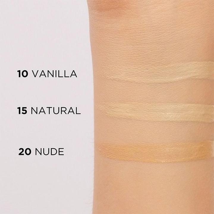 Actual product image Eveline Wonder Match Lumi Brightening Creamy Concealer Spf20 Illuminating Concealer Under The Eyes (Nude Warm)