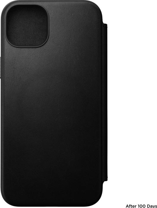 Immagine prodotto Nomad Book Cover Modern Leather Folio iPhone 15 Plus Nero (Apple iPhone 15 Plus)