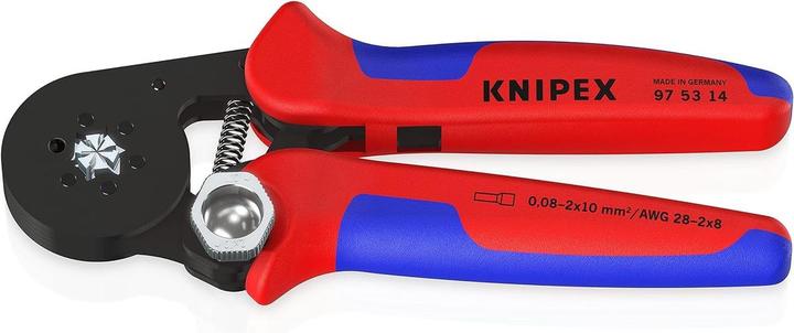Image du produit Knipex Pince à sertir auto-ajustable pour embouts de câble (180 mm)