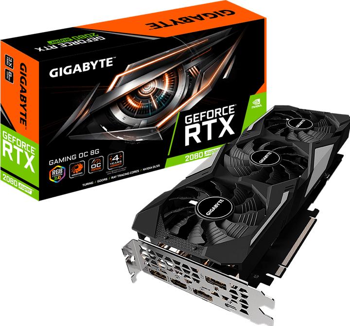 Actual product image Gigabyte GeForce RTX 2080S Gaming OC (8 GB)