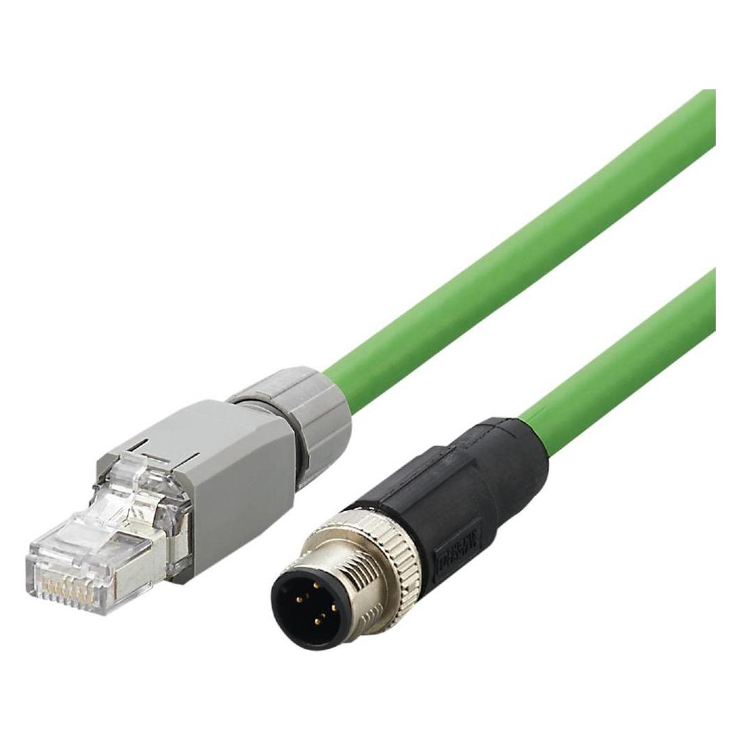 ifm Electronic IFM Verbindungskabel, Elektronikkabel + Stecker, Grün