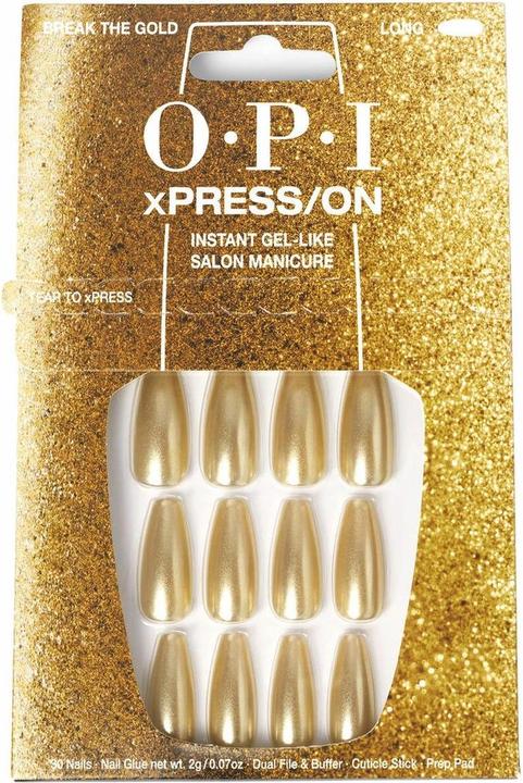 Actual product image OPI Xpress (Artificial nails, Gold)