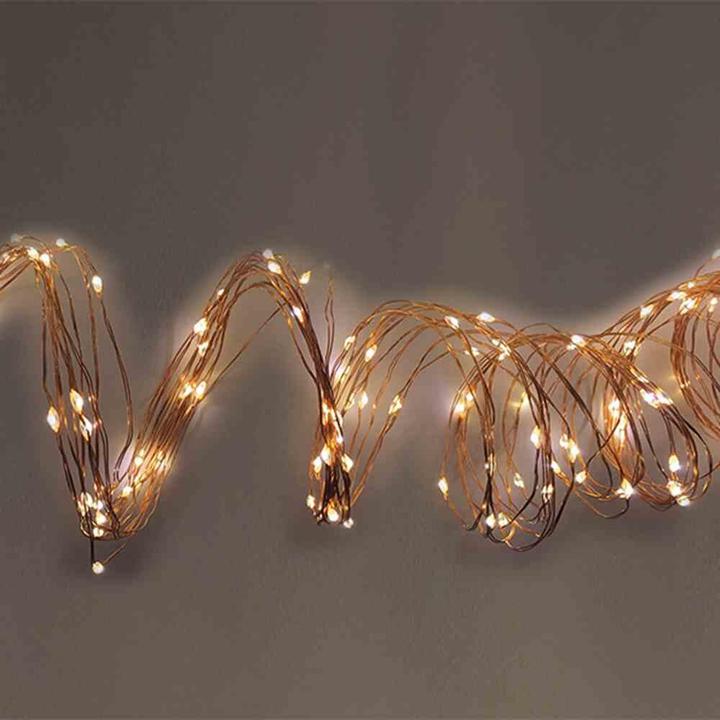 FHS Chaîne de fil de cuivre à LED (10 m)