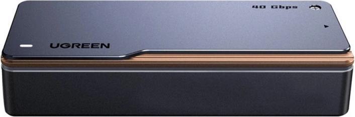 Produktbild Ugreen - Hard Drive Enclosure (65727) - M.2 NVMe/SSD, 40Gbps, 8TB, with Type-C Cable - Grey (M.2)