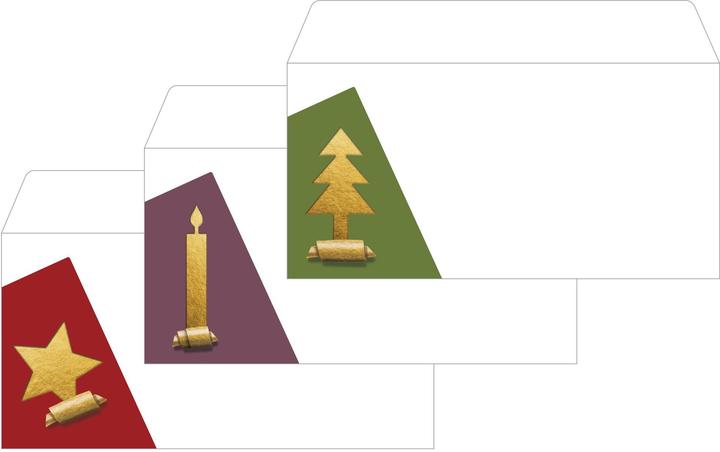 Image du produit Sigel N'Envelop.Cut-out Style or (220 x 110 mm, 25 x)