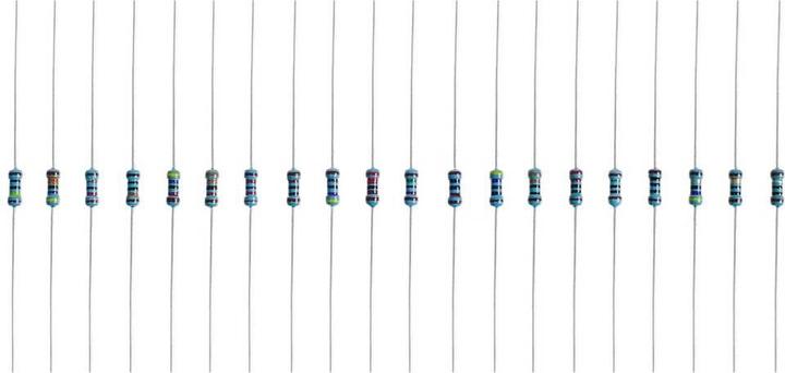 Produktbild Quadrios 201711P002 Metallschicht-Widerstand Sortiment axial bedrahtet 0.25 W 1 % 400 St.