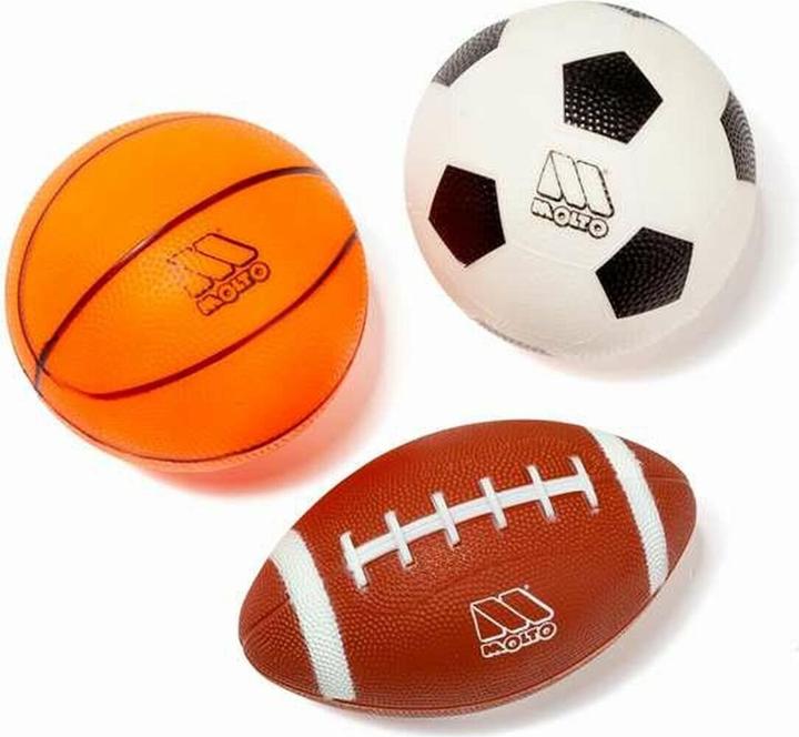 Produktbild Molto Bälle Moltó 3 Stücke Basketball Fussball Rugby Für Kinder