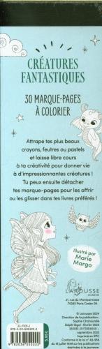 Immagine prodotto Larousse jeunesse Créatures fantastiques : 30 marques-pages à colorier (Francese, Margo Marie, 2024)