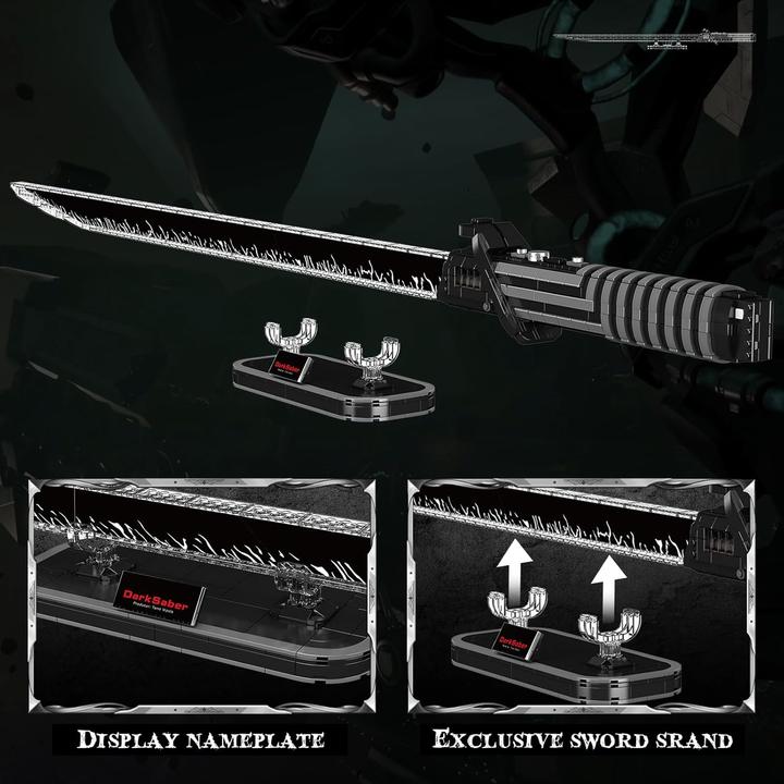 Actual product image Mould King Technik: Dunkelschwert Darksaber mit Beleuchtung