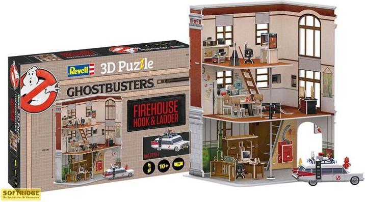Actual product image Revell Ghostbusters Firestation (130 pieces)