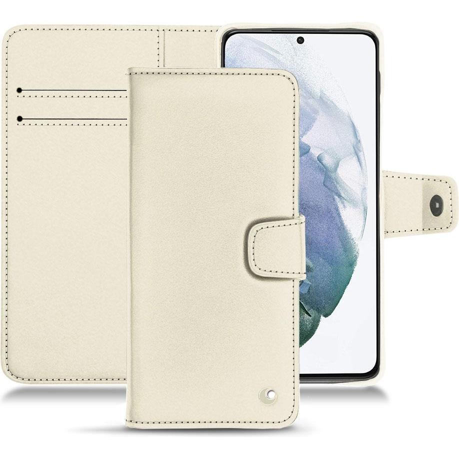 Thumbnail - Noreve Lederschutzhülle Wallet (Samsung Galaxy S21+), Smartphone Hülle, Weiss