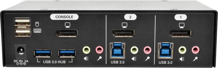Produktbild Eaton 2-Port DisplayPort KVM Switch with Audio Cables and USB 3.0 SuperSpeed Hub
