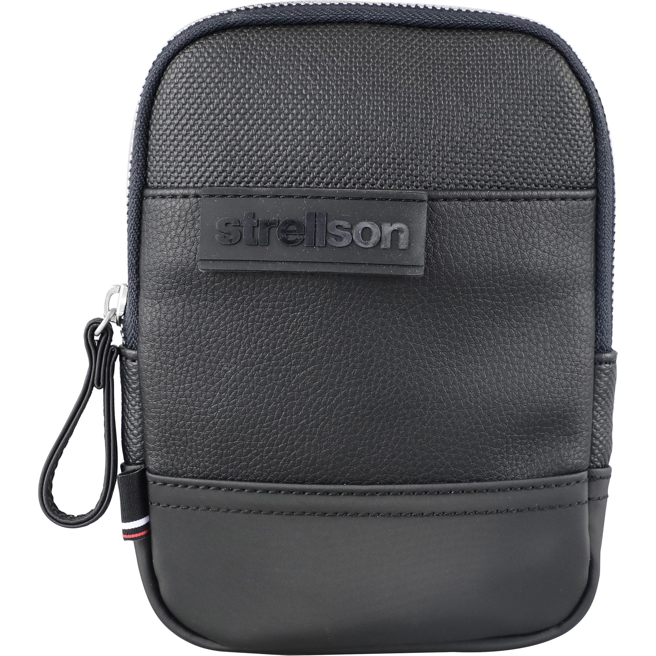 Strellson, Handtasche, shoulderbag xsvz 1 royal oak, Schwarz