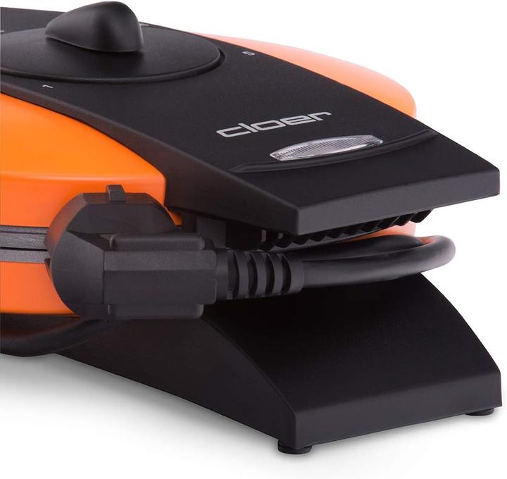 Actual product image Cloer Waffle iron 1627-15 orange