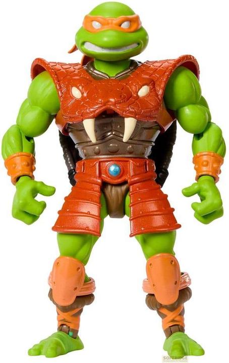 Produktbild Mattel MOTU x TMNT: Turtles of Grayskull Actionfigur Michelangelo 14 cm