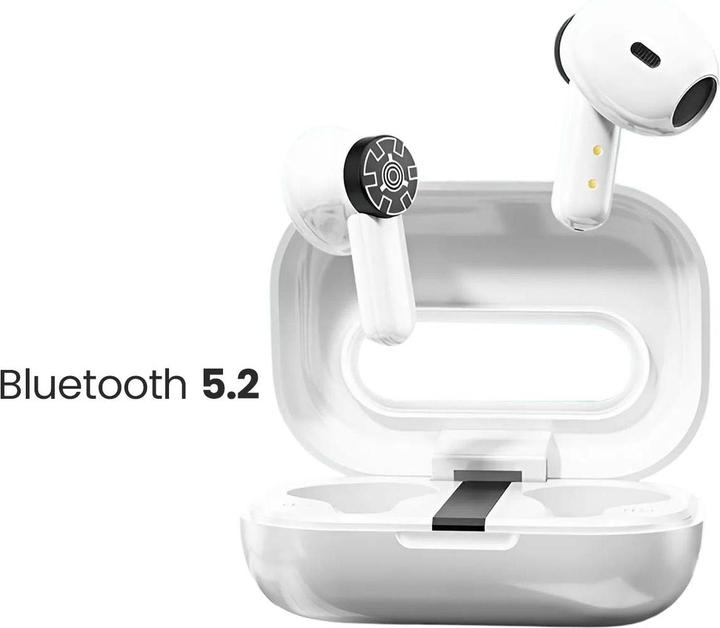 Produktbild Wekome Wireless headphones Bluetooth V5.2 TWS Whit (4 h, Kabellos)