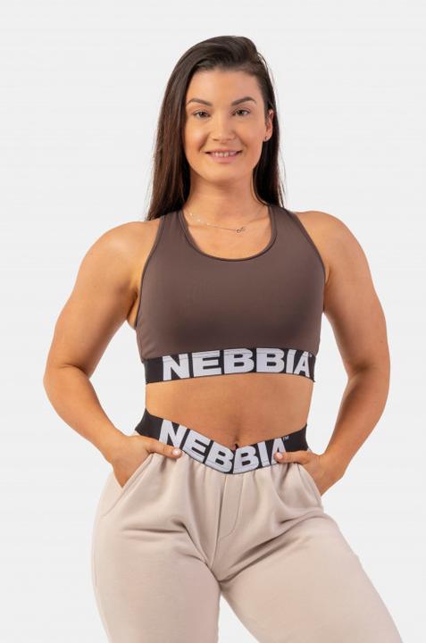 Produktbild Nebbia Medium Impact Cross Back Sports Bra 410 brown (M)