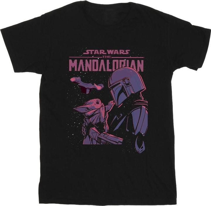 Image du produit Star Wars - T-shirt THE MANDALORIAN HELLO FRIEND - Homme (XL)