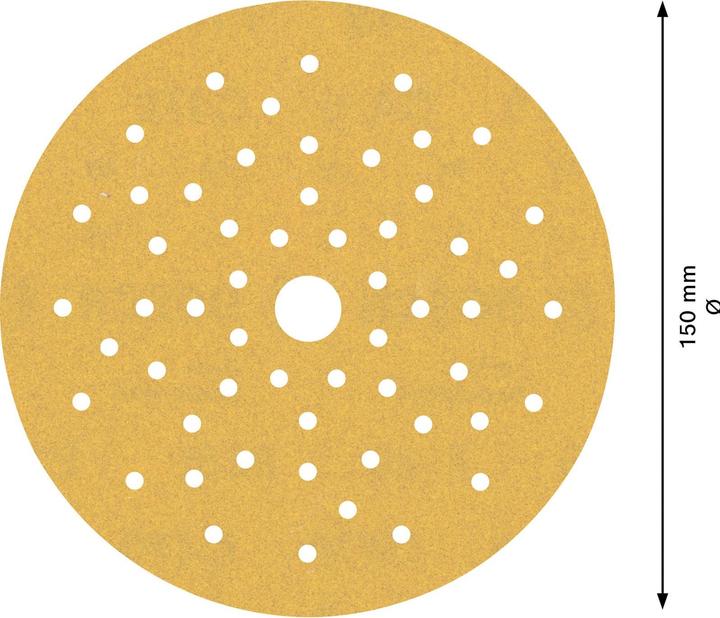 Immagine prodotto Bosch Professional Zubehör EXPERT C470 Carta vetrata multiforo per levigatrice rotorbitale, 150 mm, G 180, 50 pezzi. (180)