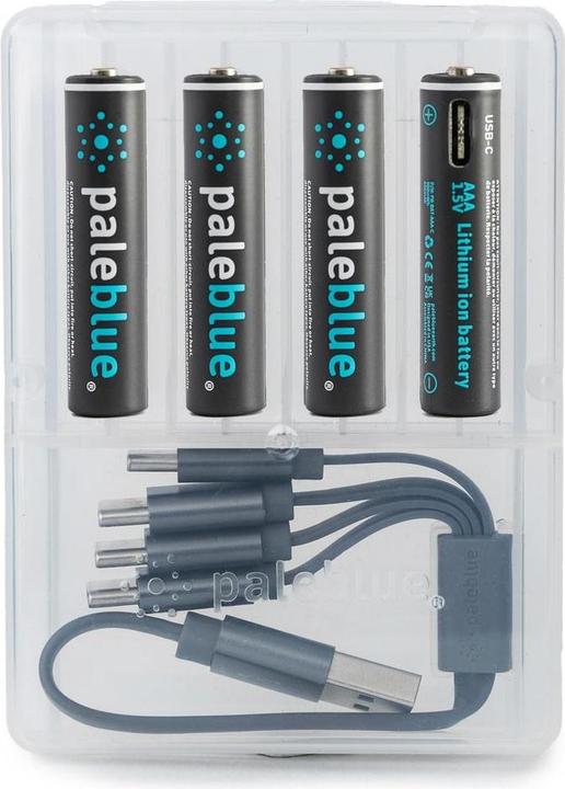 Produktbild Pale Blue AAA USB-C (4 Stk., AAA, 600 mAh)