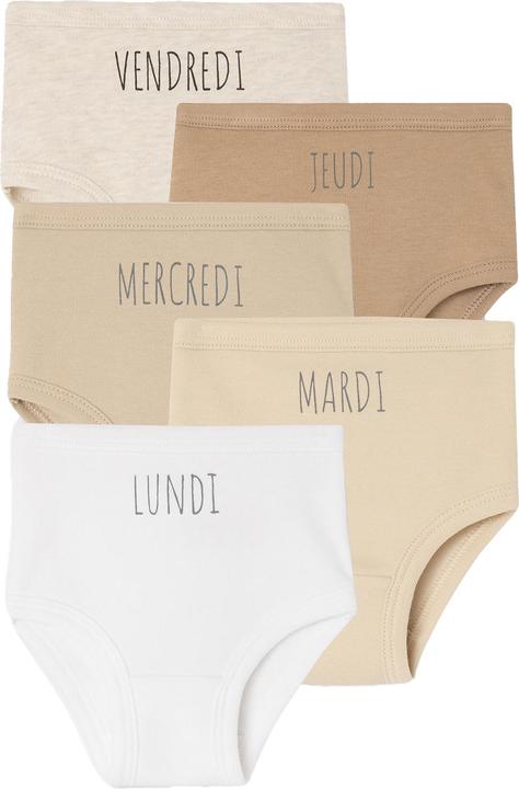 Immagine prodotto Vertbaudet Bio-Kollektion: 5er-Pack Baby Slips BASIC (80, Confezione da 5 pezzi)