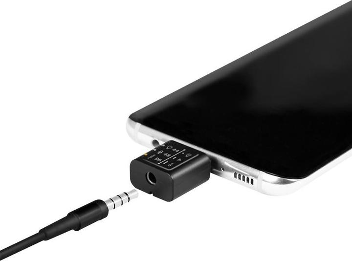 Produktbild LogiLink Audio Adapter m. EQ, 1xUSB-C -> /F,96kHz/24bit (USB-C)