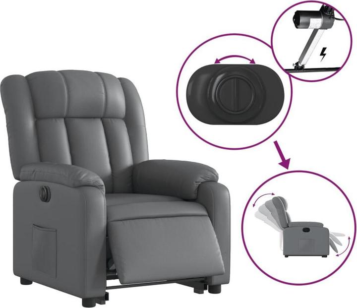 Image du produit vidaXL Relaxsessel mit Aufstehhilfe