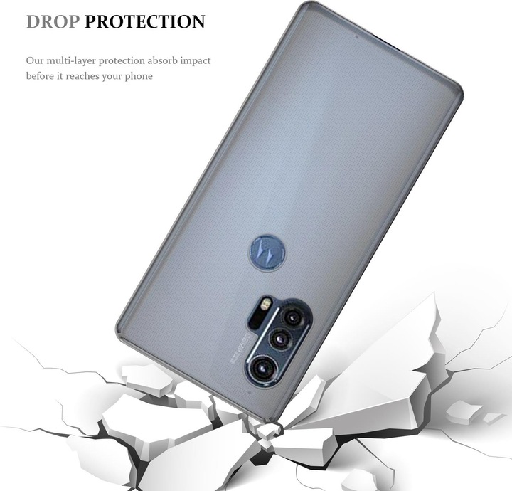 Actual product image Cadorabo TPU Ultra Slim AIR Cover (Motorola Edge+)
