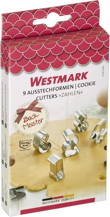 Immagine prodotto Westmark Set di taglierine per numeri 9 pezzi