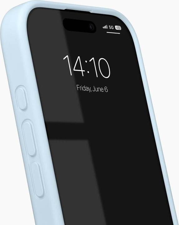 Actual product image iDeal Of Sweden Designer Magsafe Silicone Cover Light Blue (Apple iPhone 16 Pro)