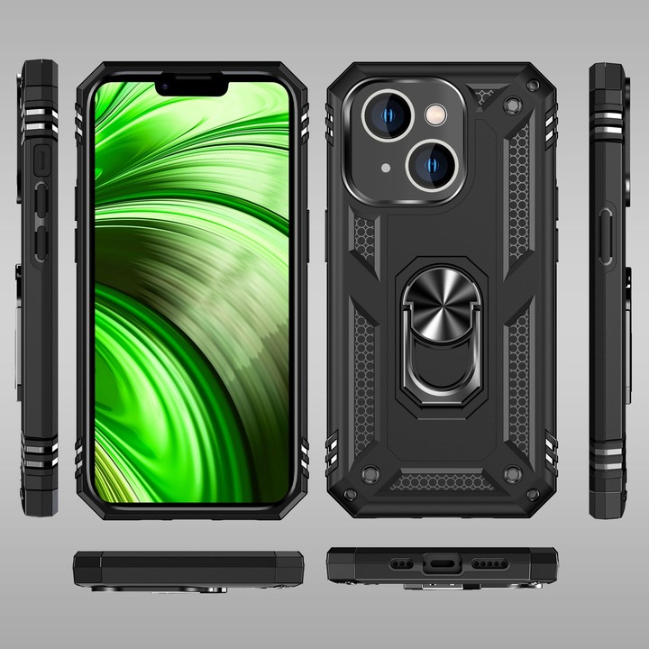 Immagine prodotto Nalia Coperchio ad anello antiurto in stile militare (Apple iPhone 14 Plus)