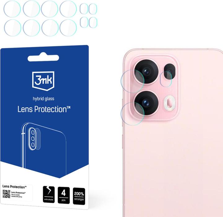 Produktbild 3MK SzkÅo na obiektyw aparatu Lens Protection na Oppo Reno 13 Pro (1 Stk., Oppo Reno 13 Pro)