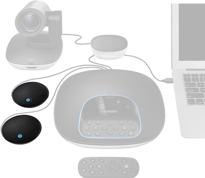 Actual product image Logitech Expansion Mics
